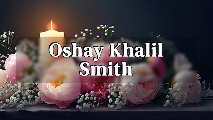 Oshay Khalil Smith, Baltimore, MD